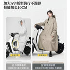 Talia | Mens Raincoat Waterproof Long Hooded Riding Rain Poncho