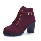 Harriet ankle boot in burgundy