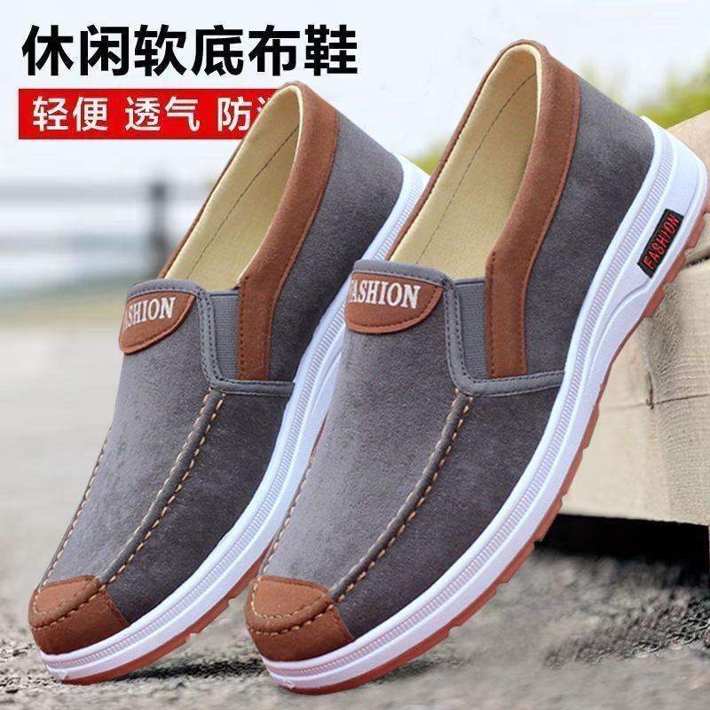 Cedric | Mens Canvas Work Shoes Breathable Lightweight Non Slip Shoes - 1