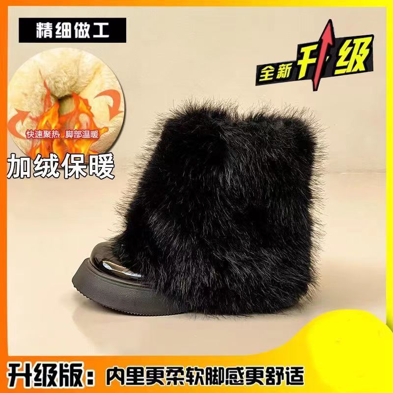 Finnian | Womens Snow Boots Fleece Lined Non Slip Warm Winter Ankle Boots