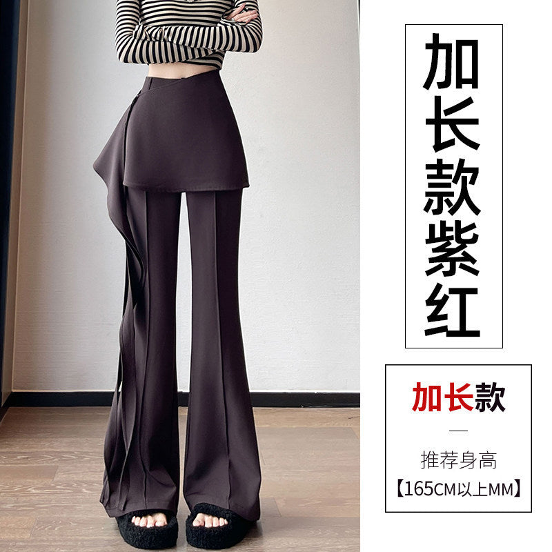 Marlowe | Womens Trousers Flared High Waisted Suit Casual Pants