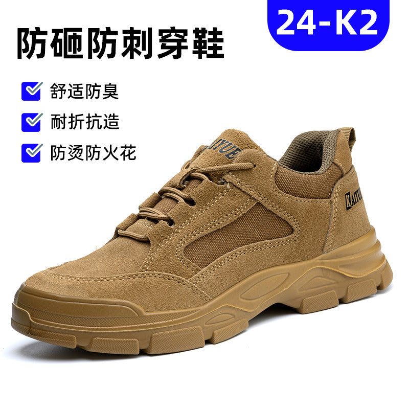 Kester | Mens Safety Boots Steel Toe Leather Work Shoes Non Slip