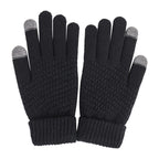 Odette | Womens Fleece Lined Warm Winter Touch Screen Knitted Gloves - 5