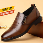 Archer | Mens Business Casual Pointed Leather Formal Shoes - 9