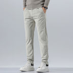 Orson | Mens Slim Fit Straight Leg Business Casual Trousers - 9