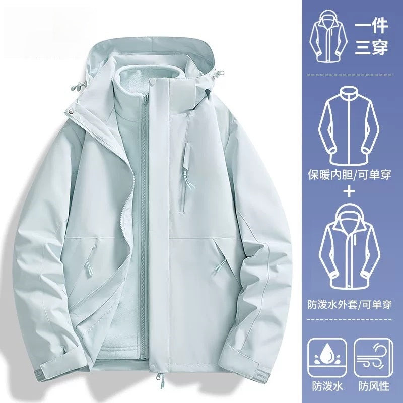 Imogen | Womens 3 In 1 Waterproof Hooded Softshell Jacket