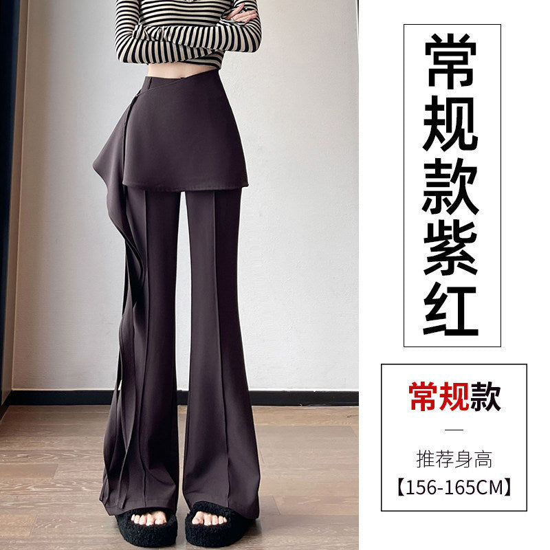 Marlowe | Womens Trousers Flared High Waisted Suit Casual Pants