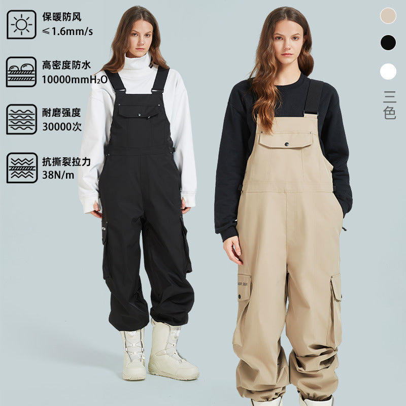 Emrys | Mens Ski Trousers Bib Waterproof Windproof Snowboard Salopettes