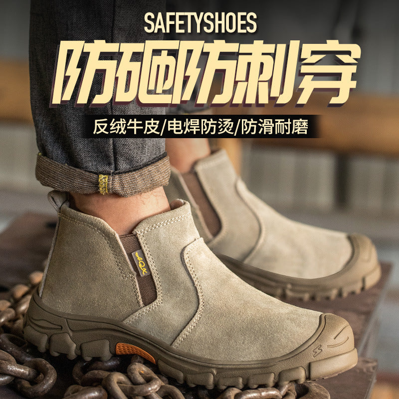 Foster | Mens Safety Boots Steel Toe Work Shoes Non Slip Puncture Resistant