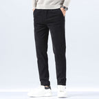 Orson | Mens Slim Fit Straight Leg Business Casual Trousers - 6