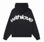 Leif | Womens Hoodies Hooded Sweatshirt Letter Print Long Sleeve Jacket - 10