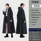 Talia | Mens Raincoat Waterproof Long Hooded Riding Rain Poncho