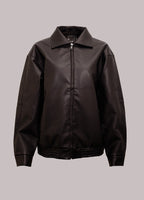Xander | Mens Faux Leather Biker Motorcycle Street Jacket - 8