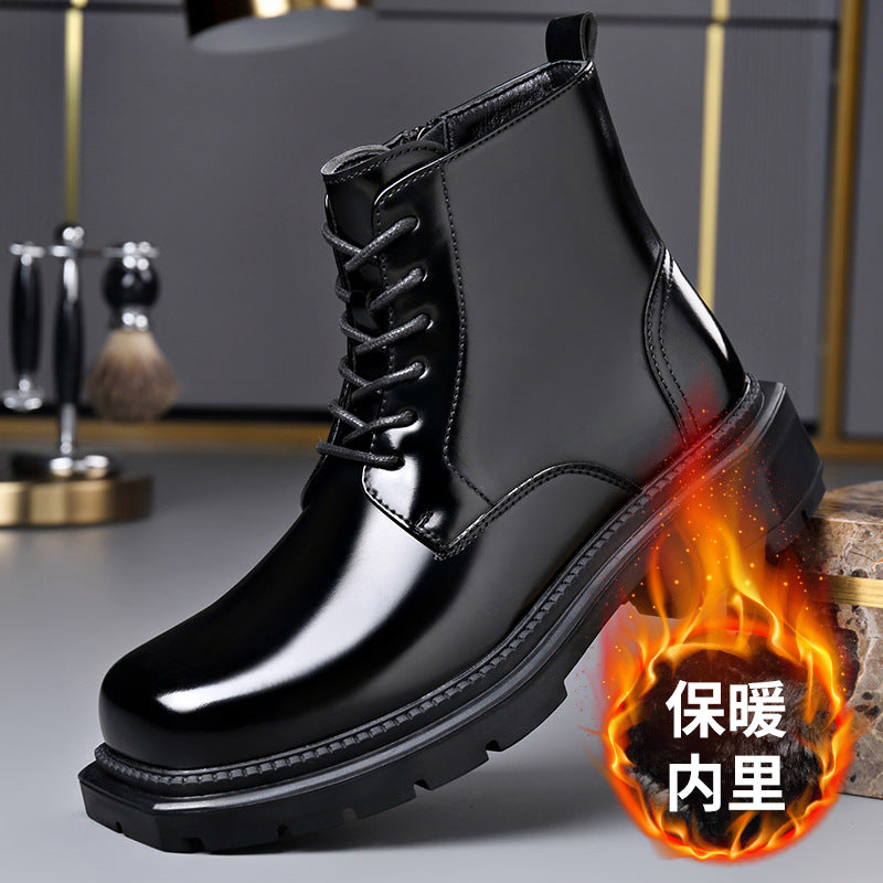 Quentin | Mens Chelsea Boots Fleece Lined Ankle Platform Winter Boots - 1