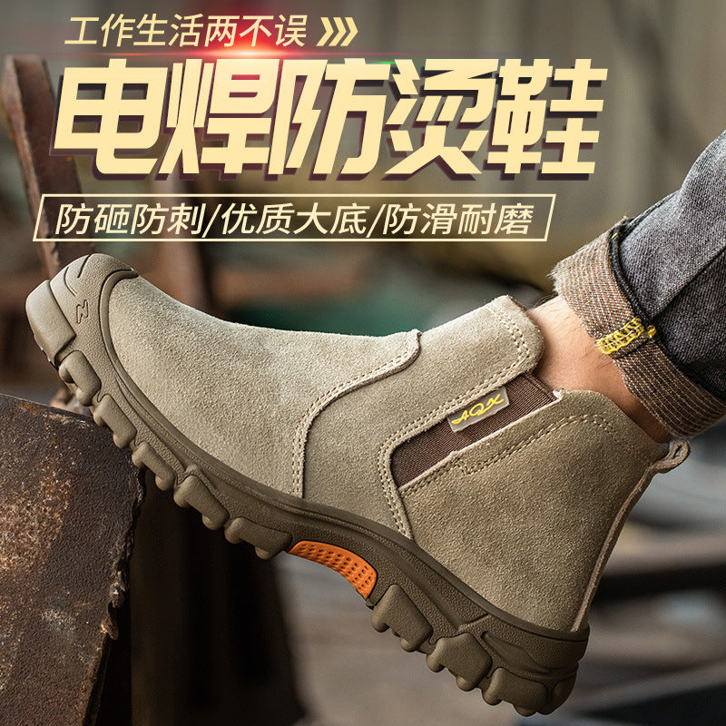 Foster | Mens Safety Boots Steel Toe Work Shoes Non Slip Puncture Resistant