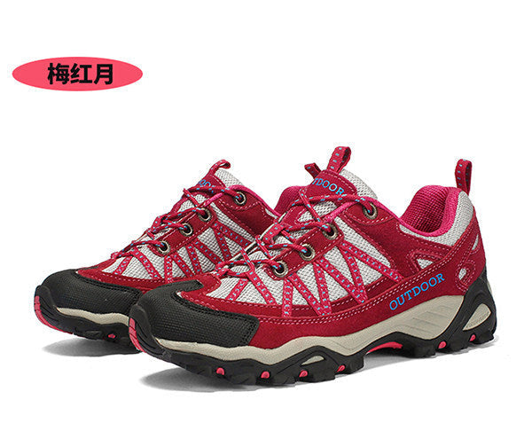 Delphine | Womens Leather Non Slip Breathable Walking Hiking Shoes
