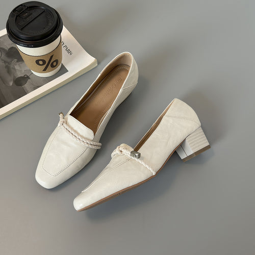 Clara loafers in cream