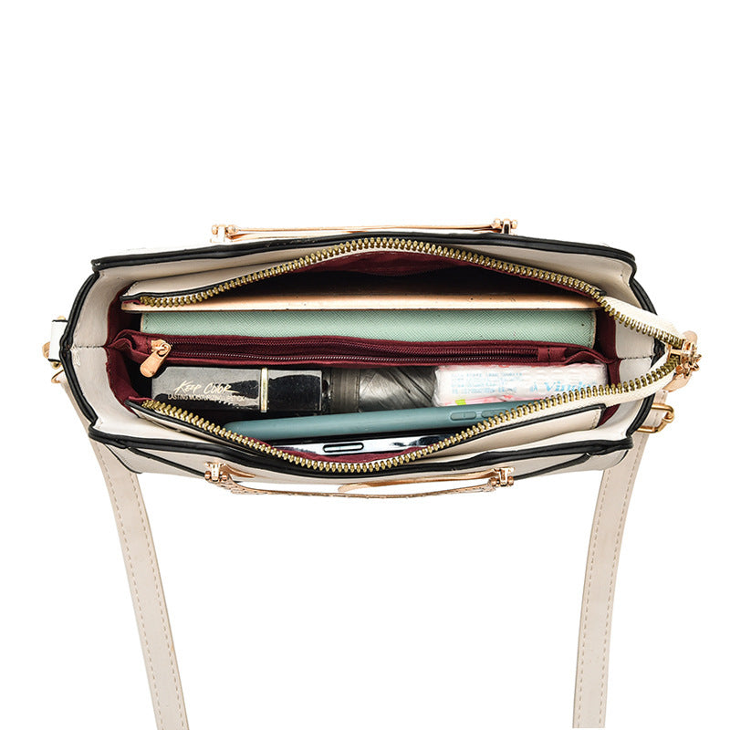 Sloane bag interior with zip pocket and card slot