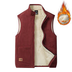 Lorne | Mens Fleece Lined Warm Casual Collared Gilet Jacket - 2