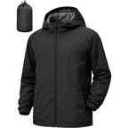 Julian | Mens Water Resistant Hooded Windbreaker Jacket