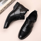 Archer | Mens Business Casual Pointed Leather Formal Shoes - 2