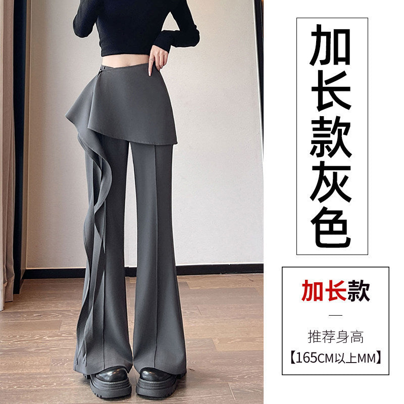 Marlowe | Womens Trousers Flared High Waisted Suit Casual Pants
