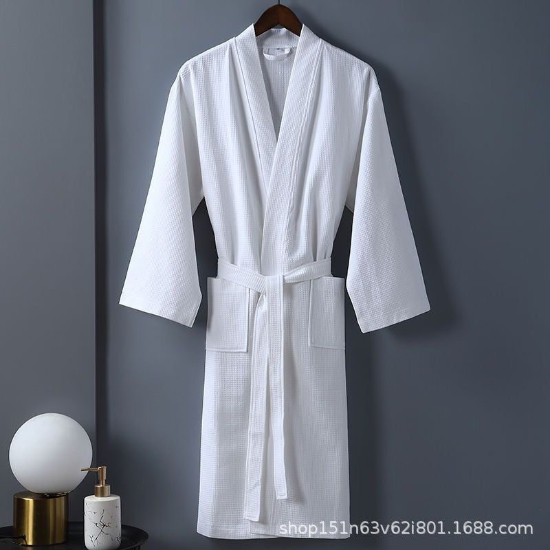 Archer | Womens Dressing Gown Towelling Waffle Bathrobe Robe