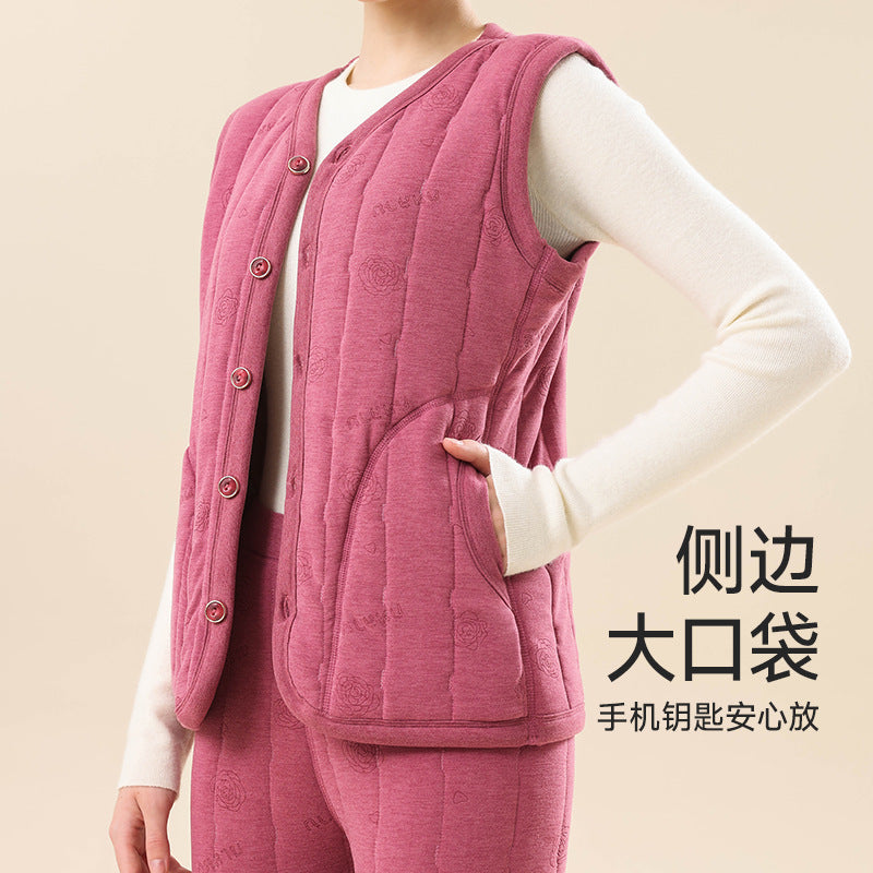 Cerys | Mens Wool Thermal Base Layer Warm Sleeveless Vest - 4