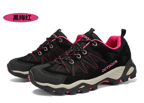 Delphine | Womens Leather Non Slip Breathable Walking Hiking Shoes