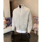 Tobias | Mens Cardigan Zip Knitted Stand Collar Casual Jacket - 2