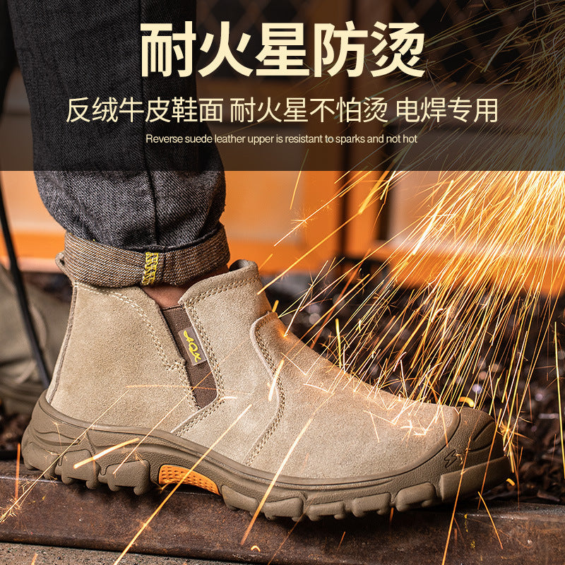 Foster | Mens Safety Boots Steel Toe Work Shoes Non Slip Puncture Resistant