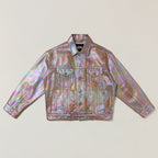 Verity | Womens Embellished Oversized Denim Jacket