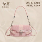 York | Womens Shoulder Bag Underarm Baguette Handbag Small