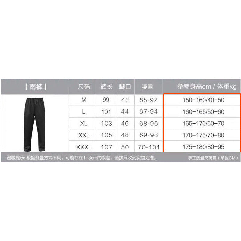 Hektor | Mens Waterproof Trousers Rain Pants Over Trousers Windproof