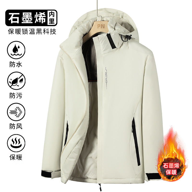 Noor | Womens Waterproof Jacket Windproof Hooded Ski Outdoor Coat