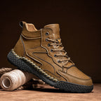 Zeb | Mens Ankle Boots Lace Up High Top Casual Boots - 2