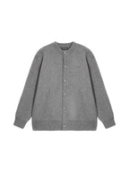 Ulric | Mens Bomber Casual Loose Solid Baseball Collar Jacket - 5