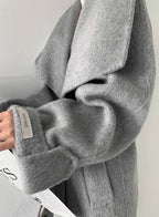 Lachlan | Womens Wool Coat Long Belted Winter Overcoat Trench