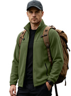 Ottoline | Mens Fleece Lined Winter Warm Stand Collar Jacket - 12