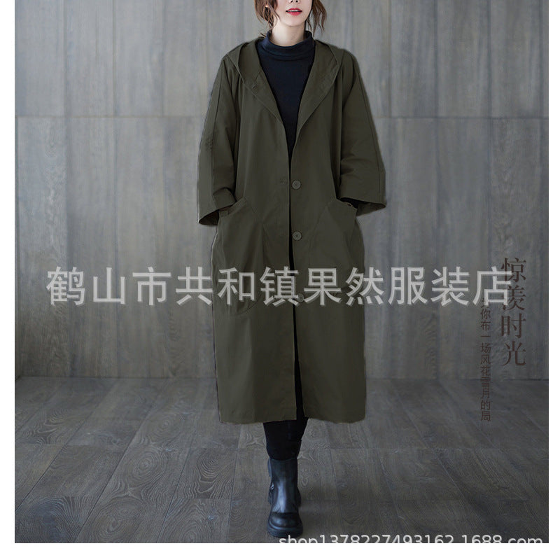 R017 | Womens Waterproof Jacket Plus Size Hooded Windproof Rain Coat