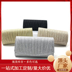 Coralie | Womens Clutch Bag Pleated Evening Party Crossbody Bag