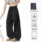Gustav | Mens Trousers Lightweight Pleated Wide Leg Casual Pants
