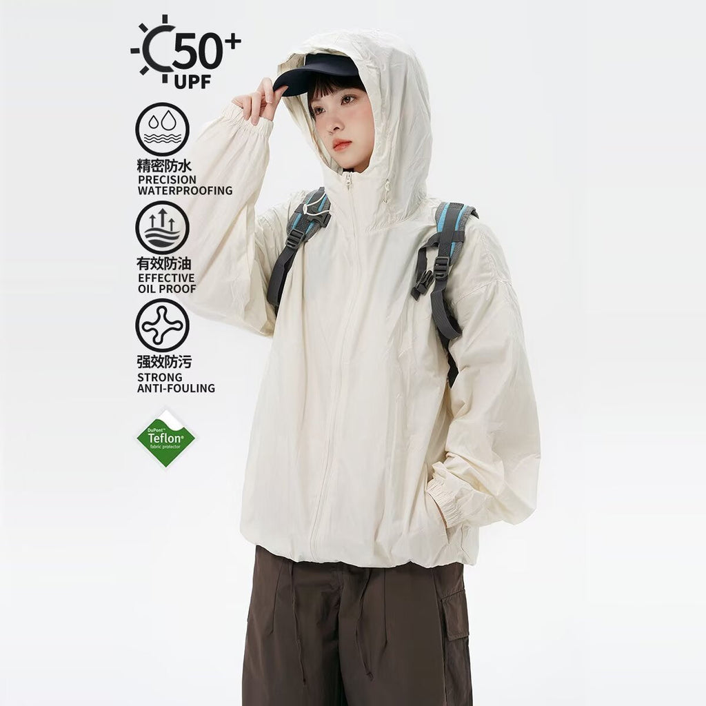Greer | Womens Jacket Lightweight UV Sun Protection Hooded Summer Coat