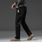 Jules | Mens Straight Leg Loose Washed Retro Jeans - 4