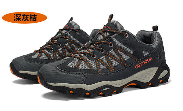 Delphine | Womens Leather Non Slip Breathable Walking Hiking Shoes