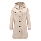 Coco | Womens Waterproof Jacket Hooded Windbreaker Lightweight Rain Coat