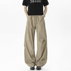 Gustav | Mens Trousers Lightweight Pleated Wide Leg Casual Pants