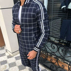 Cleo | Mens Tracksuit Shacket Two Piece Set Jacket Trousers Casual