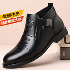 Archer | Mens Business Casual Pointed Leather Formal Shoes - 6