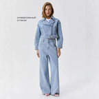 Elodie | Womens Washed Cotton Denim Jacket